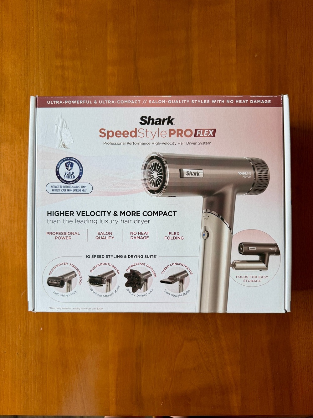 Shark SpeedStyle Pro FLEX Hair Dryer - Metallic Champagne